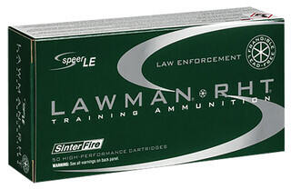 The Lawman Reduced Hazard Training line remains a gold standard for safe training, indoors or at ranges with rock backdrops using steel targets.